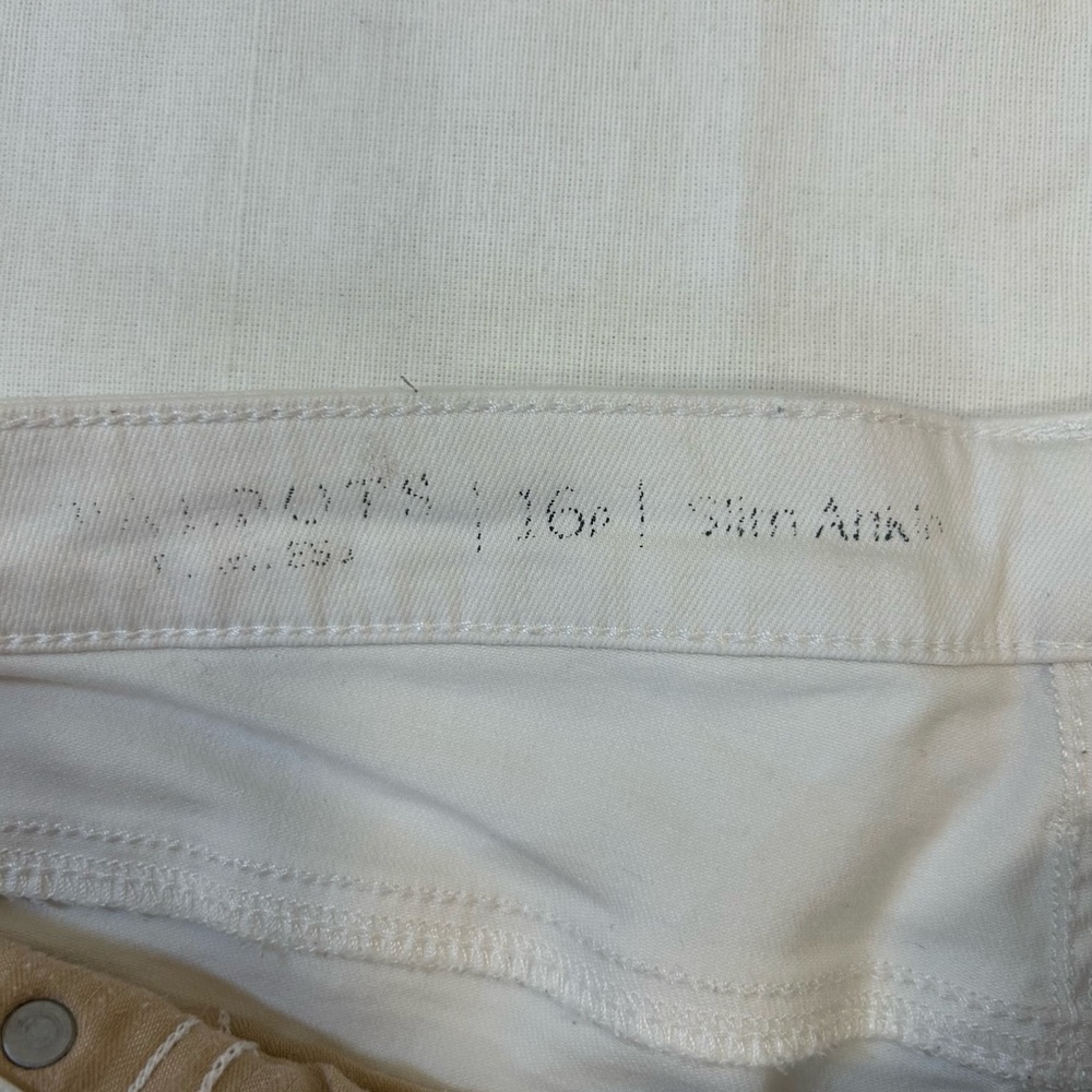 Talbots Cream Ankle & Cropped Jeans